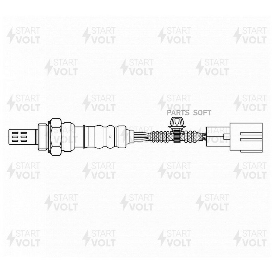 Датчик кисл. для а/м Toyota Avensis (03-) 2.0i/2.4i после кат. (VS-OS 1525) STARTVOLT VSOS1525