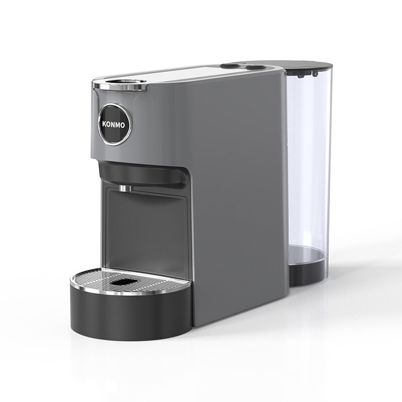 Эспрессо Капсульная Кофемашина Совместима с Системой Nespresso, для Дома и Отелей, Серый Цвет