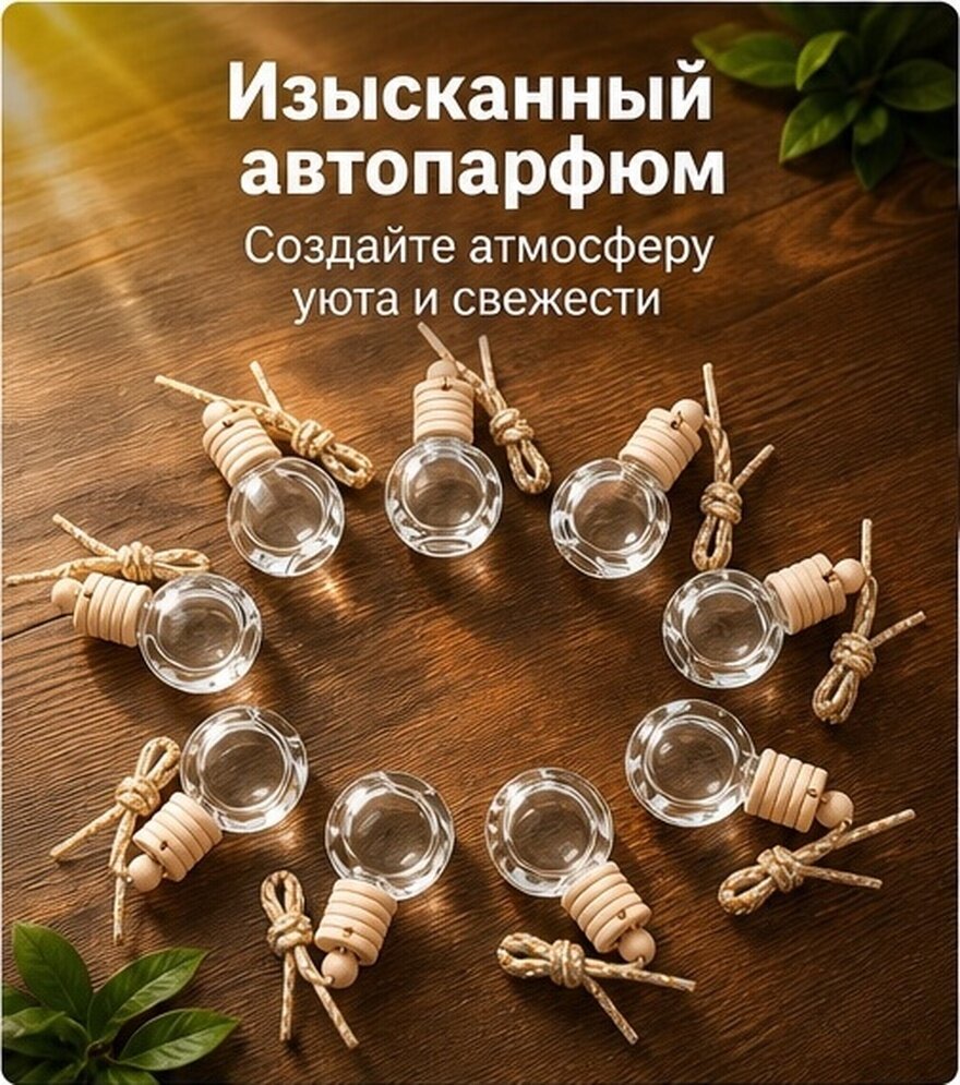 8 Штук Мини Парфюмерные Бутылочки Из Стекла Для Масел Объемом 10 Мл Размер 5 20X3 60X2 00Cm