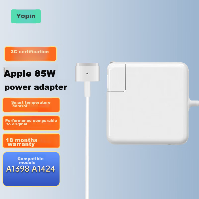 Youpin 85 Вт зарядное устройство для ноутбука MacBook Pro A1398 A1424 MC975 1.7 м кабель с Т-образным разъемом Цвет：85
