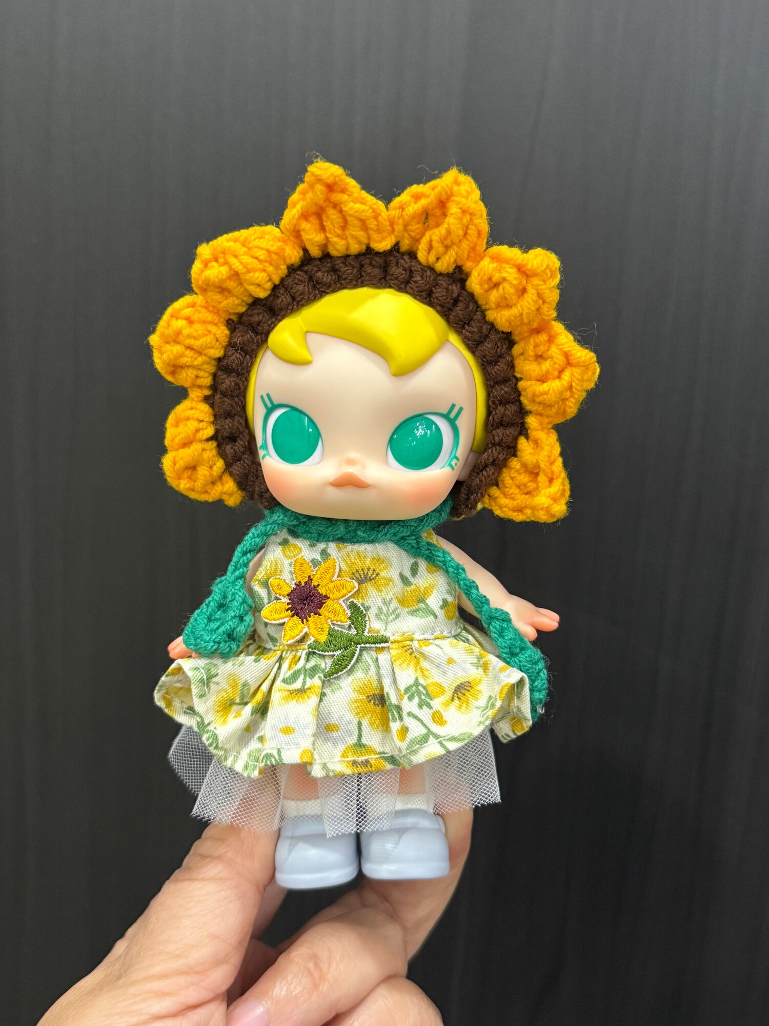 Baby Molly 10 см зимняя коллекция подсолнуха брелок-подвеска, цветочные аксессуары для кукол