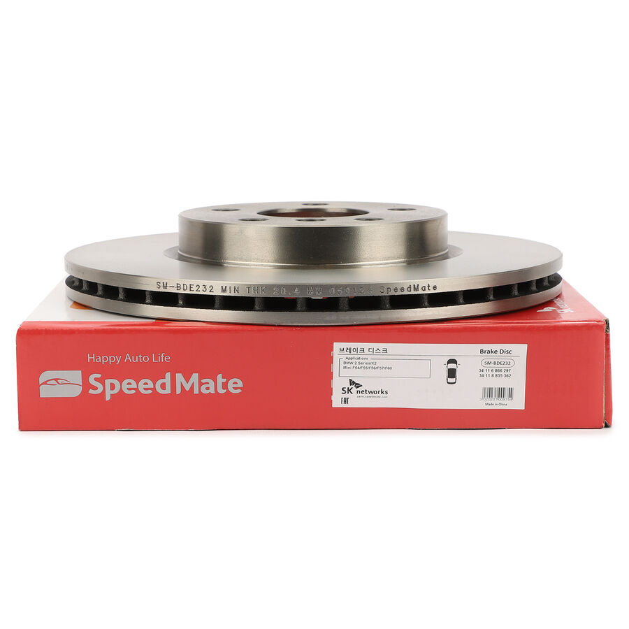 Диск Тормозной Bmw 2 Series, X2 Mini F54, F55, F56, F57, F60 (SPEEDMATE SM-BDE232)