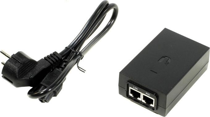 Инжектор PoE Ubiquiti POE-48-24W-G 10/100/1000BASE-T 100-240В (АС)