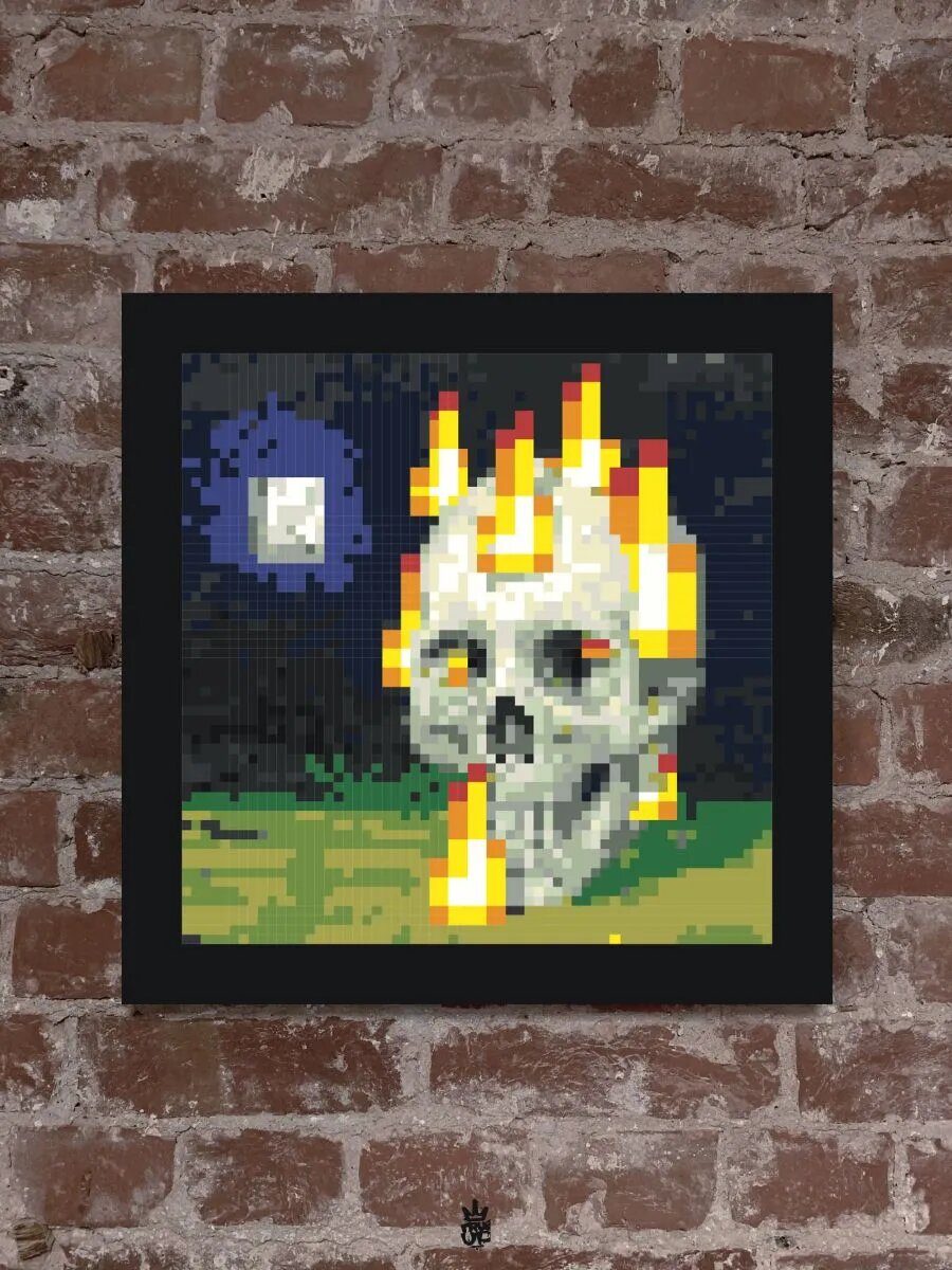 Майнкрафт картина по номерам на холсте — фото 1