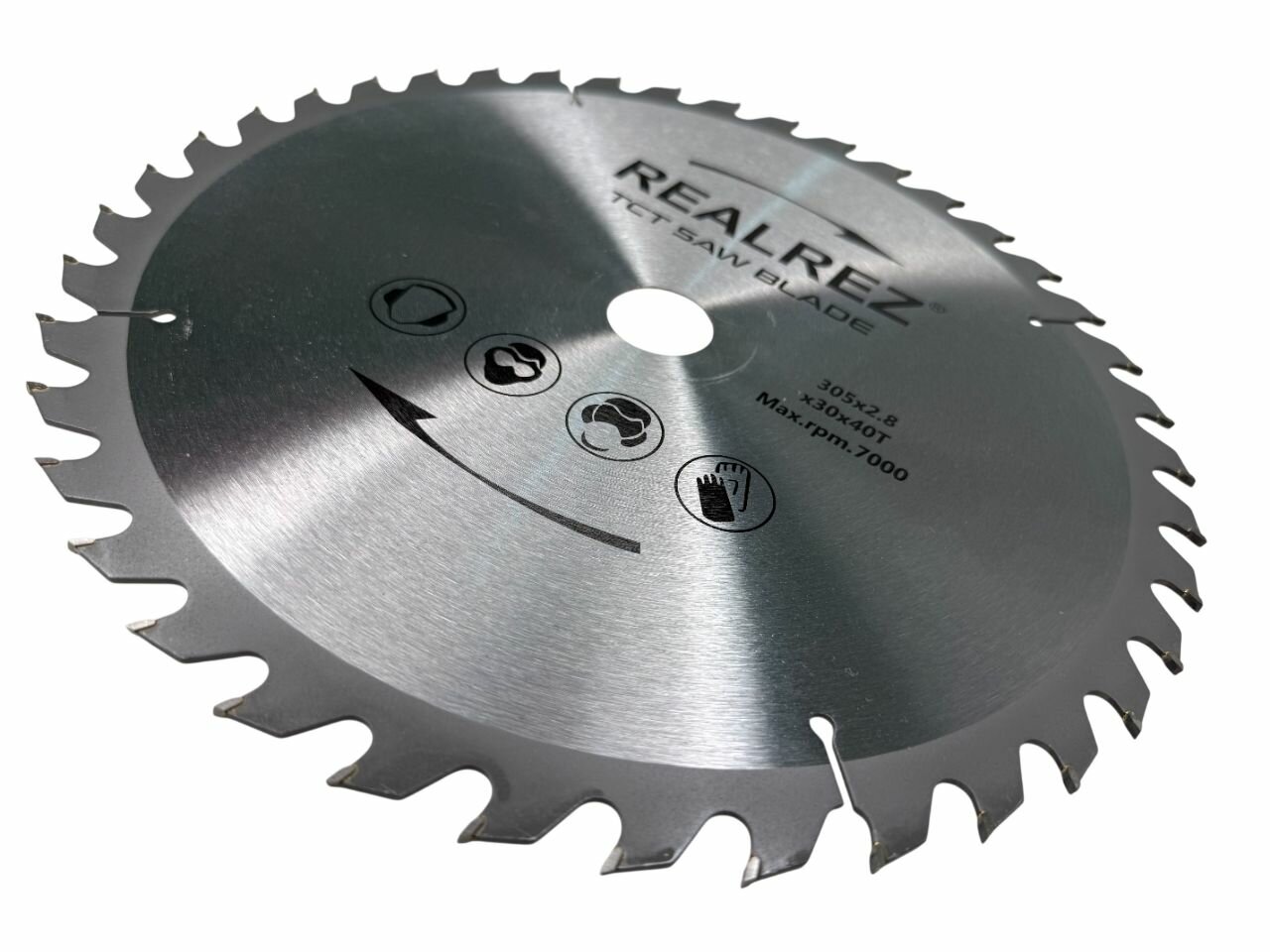 Пильный диск по дереву REALREZ 305x30/25.4 мм 40 зубьев — фото 1