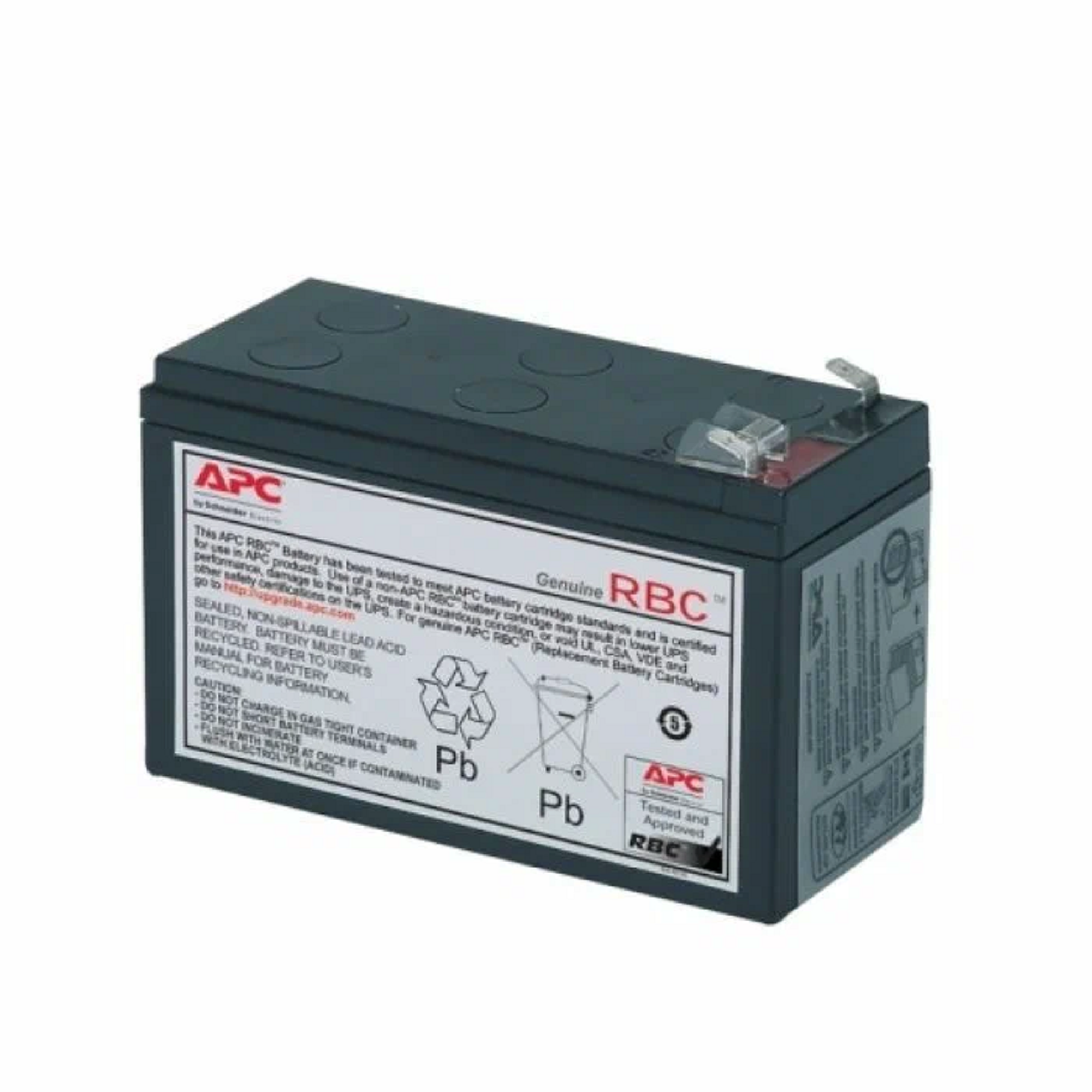 Аккумулятор APC by Schneider Electric RBC17, для ИБП, 9 Ач, 9000Ач, 12 В, черный