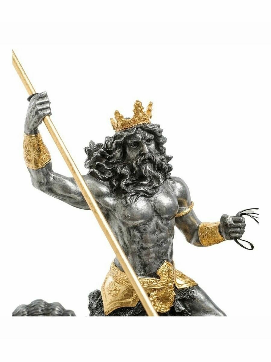 Статуэтка Посейдон - бог морей, 26*12*19 см, материал полистоун — фото 1