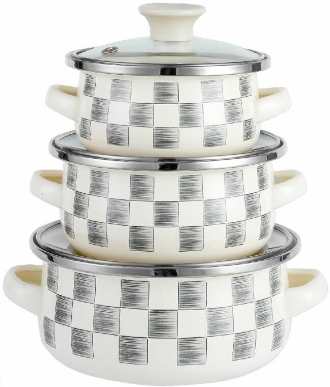 Набор кастрюль из нержвающей стали KL-4488