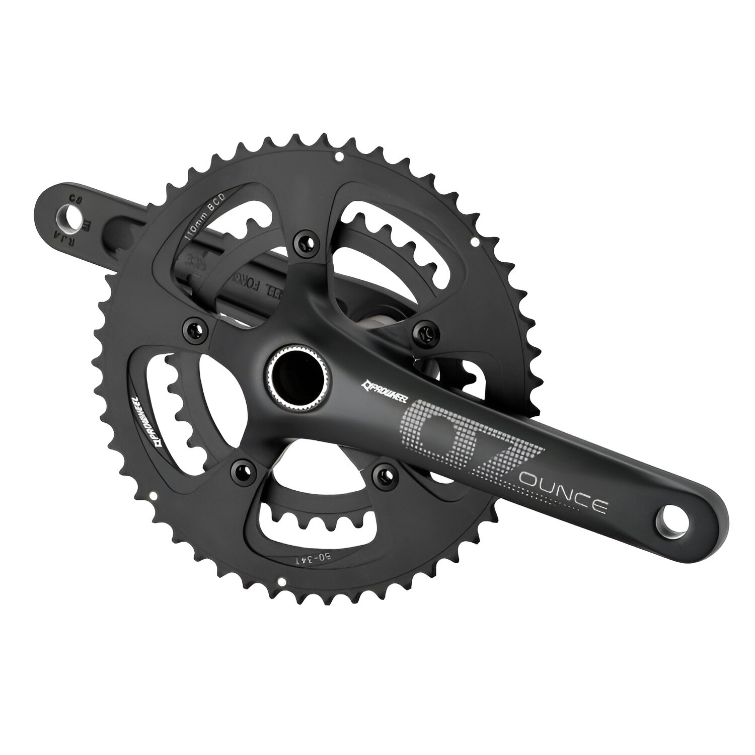 Система шатунов Prowheel OUNCE-621C-1-TT 2x9 скоростей, 50T-34T, 172,5 мм, для шоссейных велосипедов