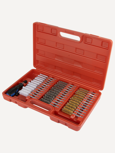 Изображение товара Набор щеток-ершей для чистки гнезд форсунок и свечей зажигания OPTIMUS-SB1038, 38 предметов