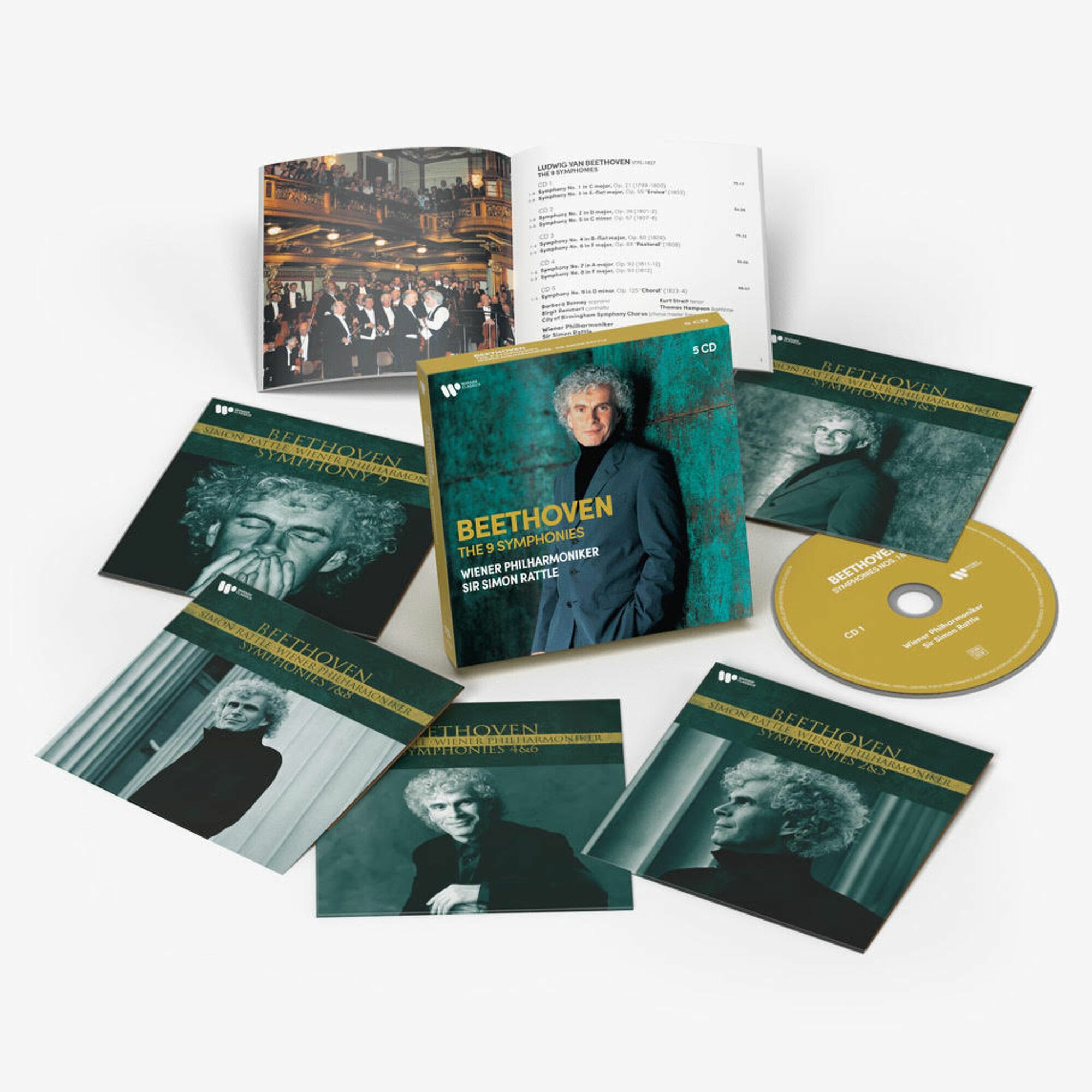 Компакт-диск Ludwig van Beethoven (1770-1827) - Symphonien Nr.1-9 (5 CD) (5 CD)