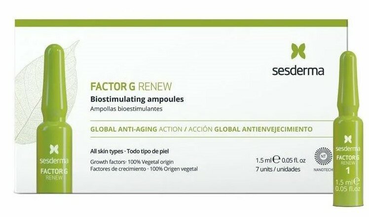 SESDERMA Биостимулирующее средство в ампулах , 7 шт х 1,5 мл