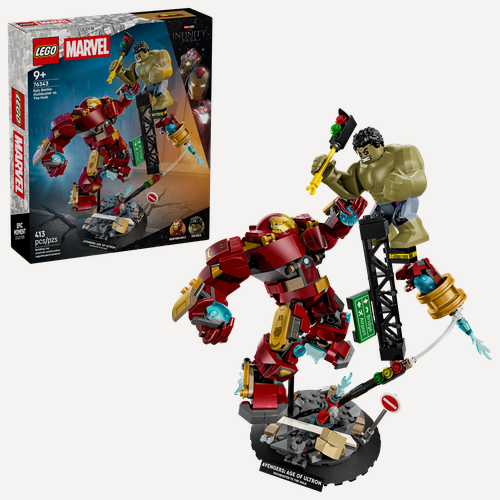 Изображение товара Конструктор LEGO Marvel Эпическая битва Халкбастер против Халка 76343, 413 детали, от 9 лет
