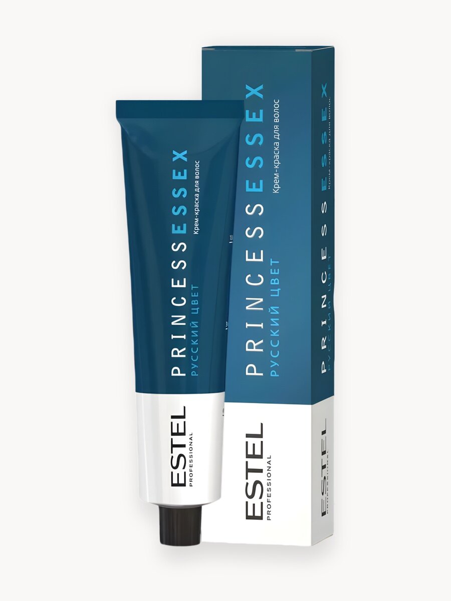 ESTEL Крем-краска PRINCESS ESSEX для окрашивания волос, 6/71 темно-русый коричнево-пепельный коричневый перламутр, 60 мл