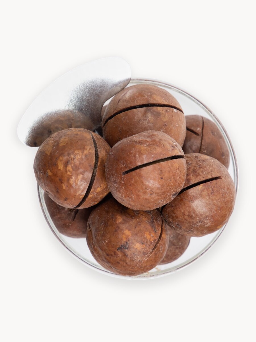 Макадамия орех в скорлупе 1 кг (свежий урожай, два ключа, с пропилом, в сиропе, крупный калибр 3А, ЮАР), Orexland