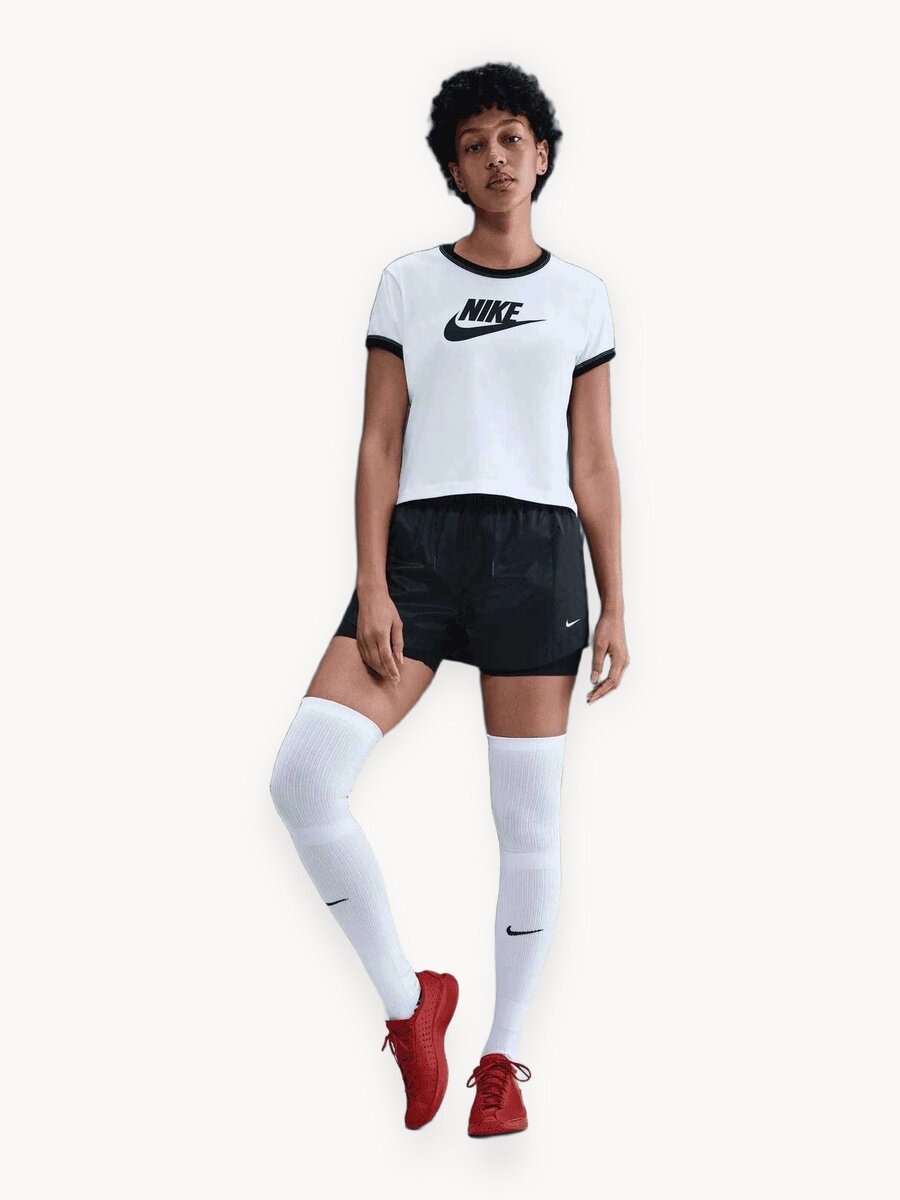 Футболка NIKE Ringer, размер S, белый
