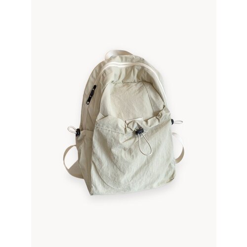 Ретро-школьный рюкзак, бежевый, для мужчин и женщин