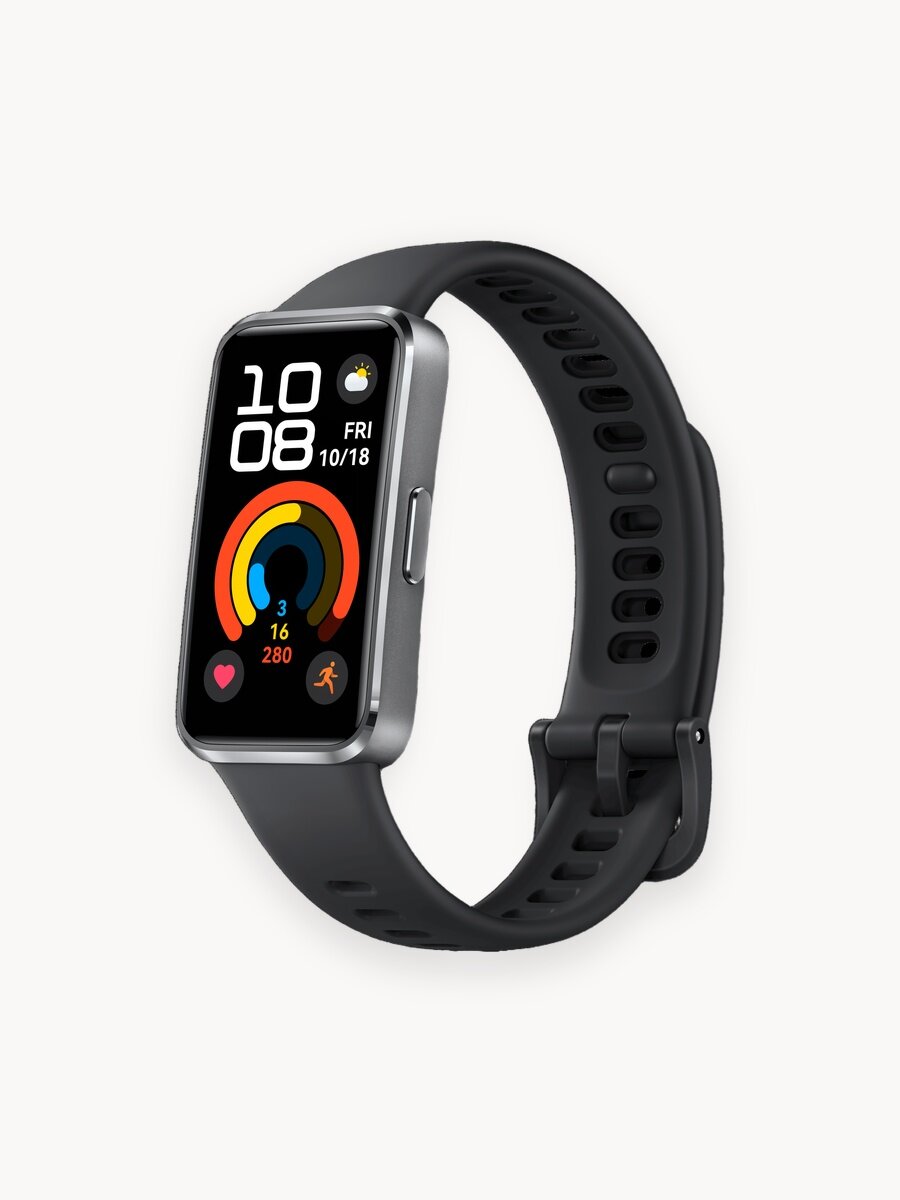 Фитнес-браслет HUAWEI Band 10 Aluminium, (NRA-B29), Черный, (55020FCP)
