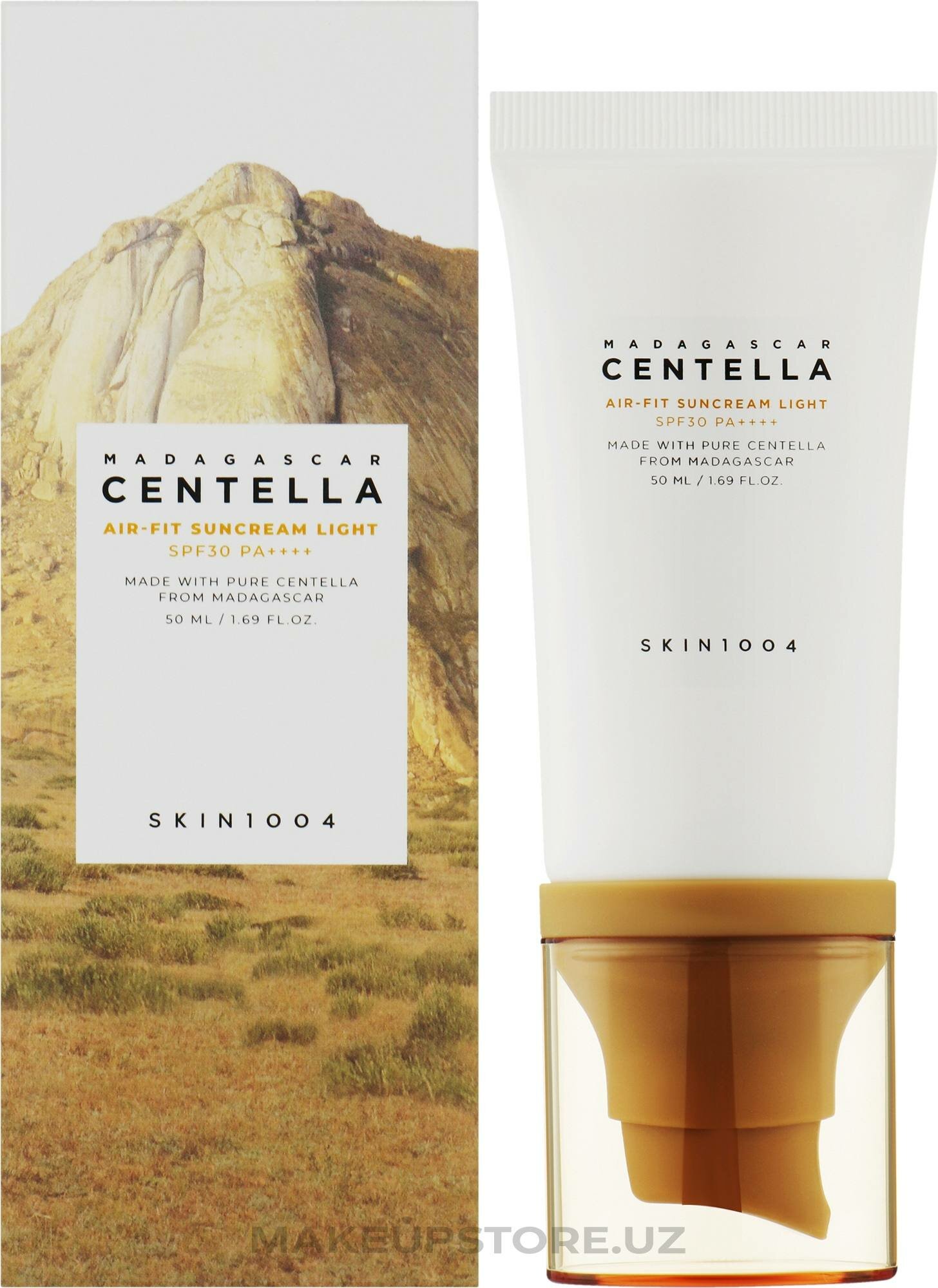 Легкий солнцезащитный крем SKIN1004 Madagascar Centella Air-Fit SPF30 PA++++, 50 мл