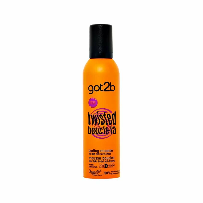 Мусс для укладки волос GOT2B Twisted boucle-la Curling mousse 250 мл