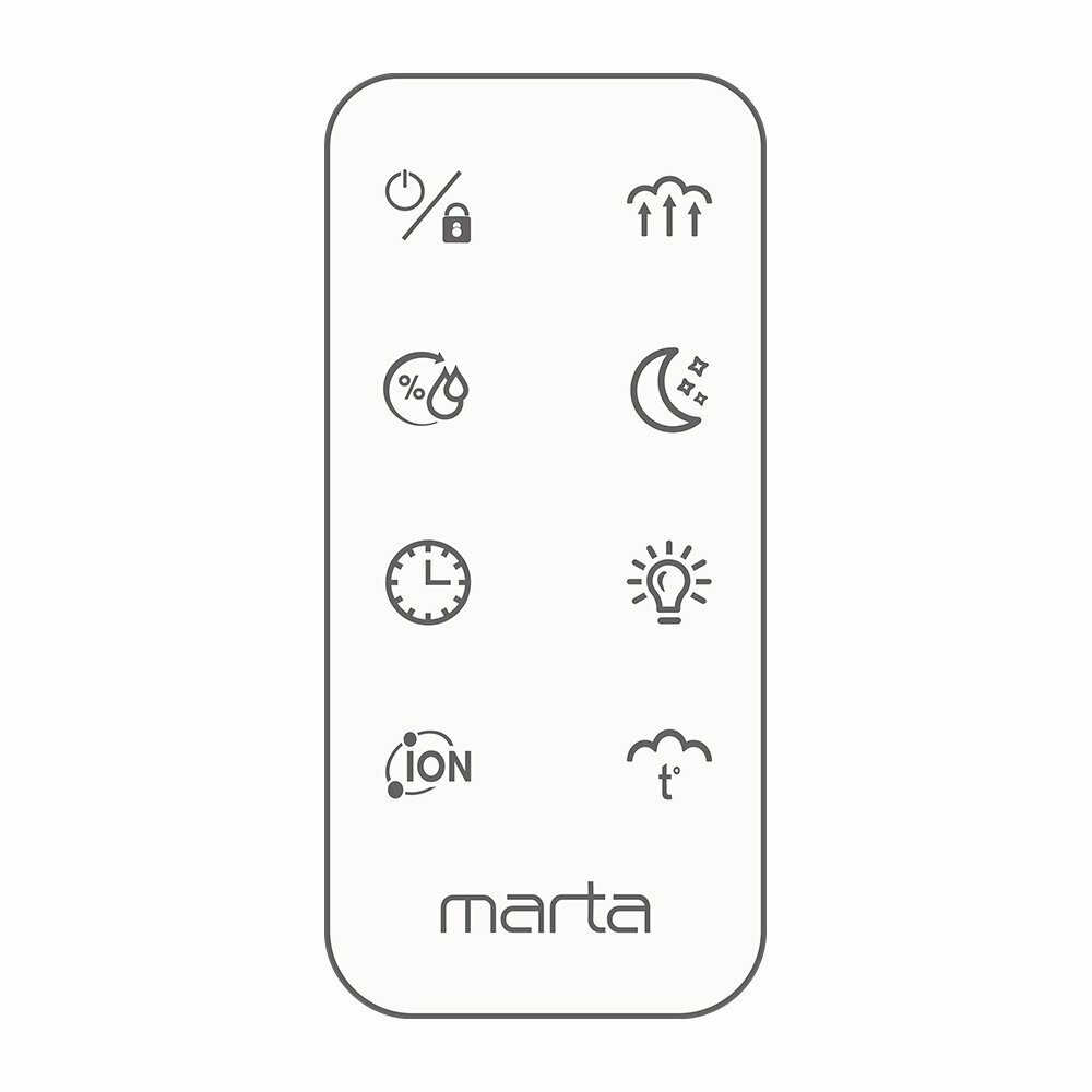 MARTA MT-HF4713A белый увлажнитель воздуха — фото 1