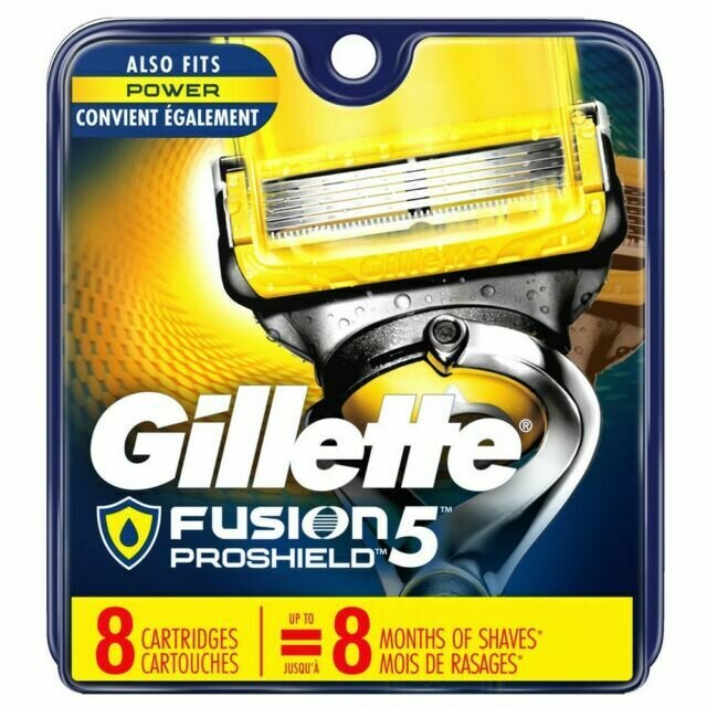 Сменные кассеты Gillette Fusion5 Proshield, 8 шт.