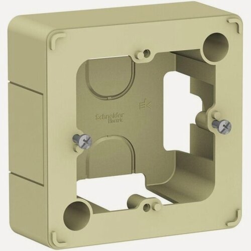 Изображение товара Коробка Systeme Electric (schneider Electric) SCHNEIDER ELECTRIC BLANCA подъемная с возможностью соедин. нескольких коробок, Бежевый, BLNPK000017