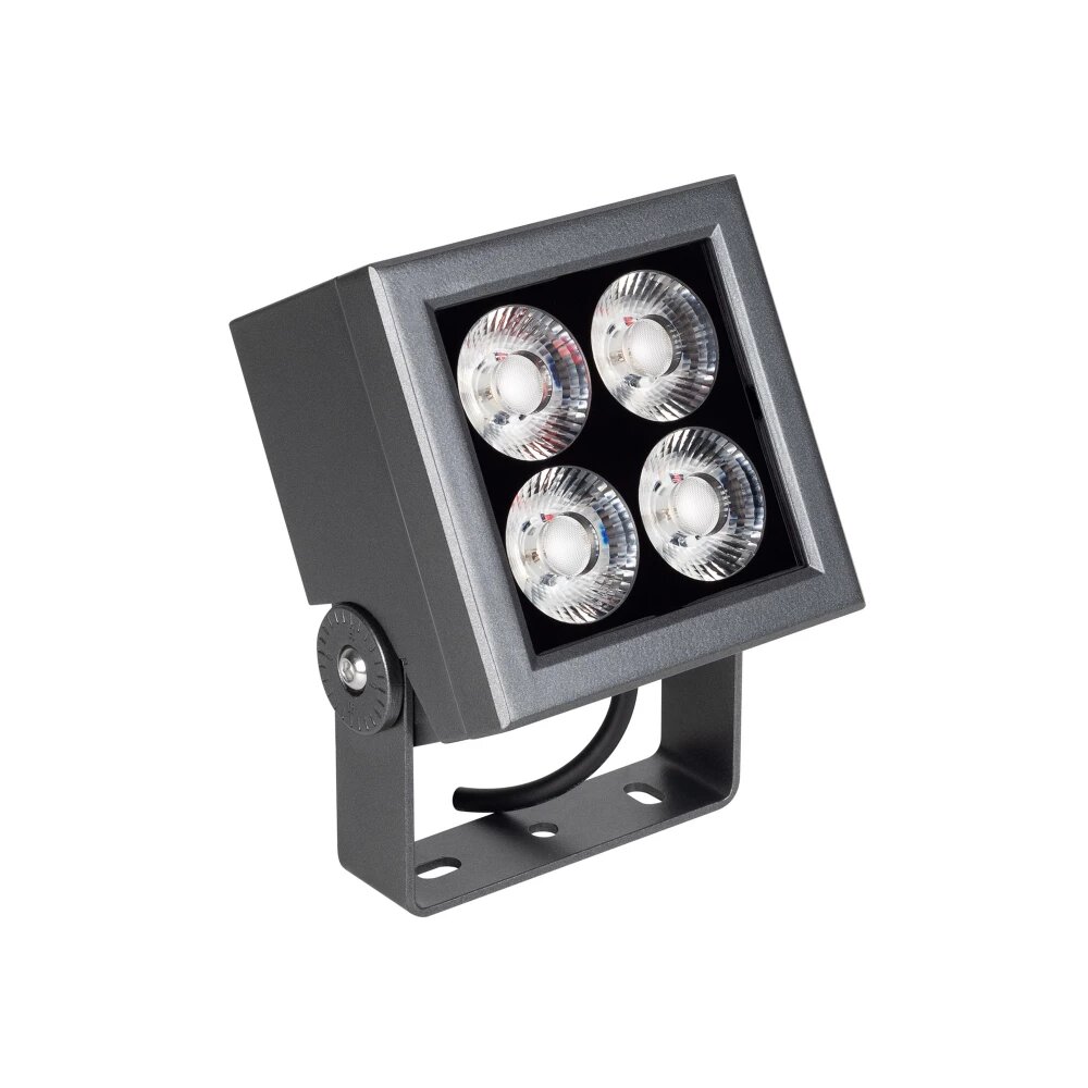 Светильник ALT-BLOCK-S130x130-15W Warm3000 (GR, 15 deg, 230V) (Arlight, IP66 Металл, 3 года) 052369