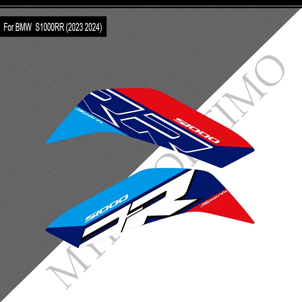 Наклейки на BMW S1000RR 2023-2024, темно-синий