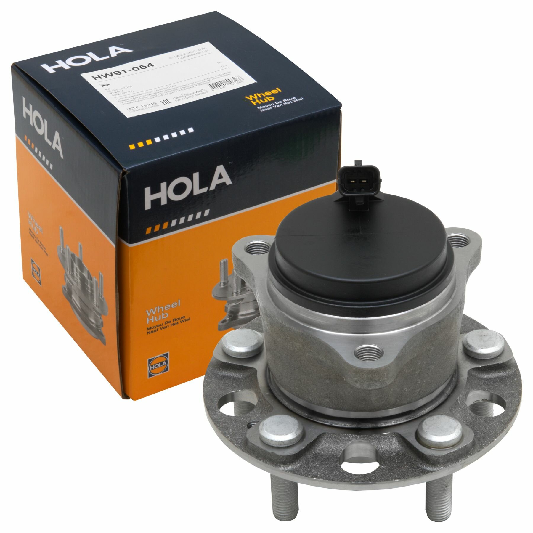 Ступица в сборе с датчиком ABS, задняя HOLA HW91-054 для KIA K5 III , HYUNDAI Sonata