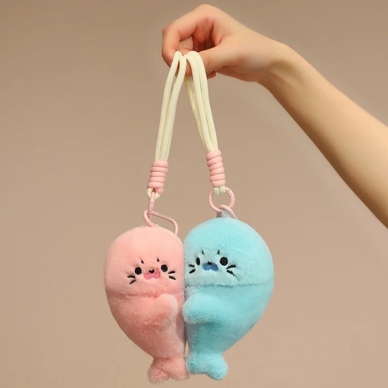 Плюшевые тюлени Sweet Mu Cheng L pink- R blue