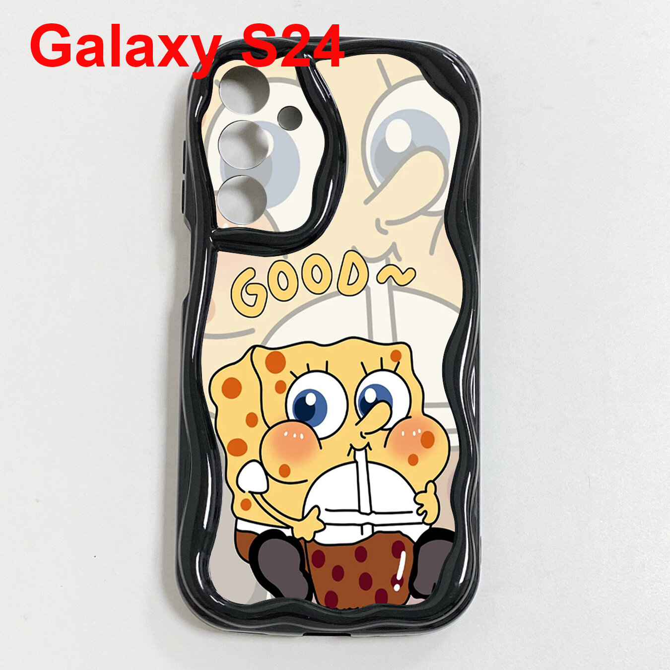 Чехол для телефона Galaxy S24 с принтом Губки Боба Квадратные штаны неправильной формы