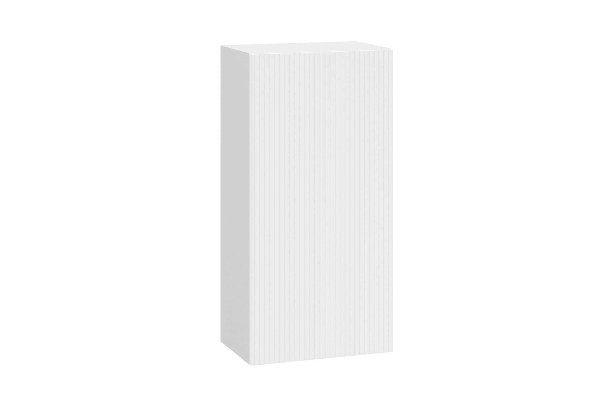 Шкаф верхний высокий Нонтон Ритея, 45x29x91 см, белый / лунный бархат