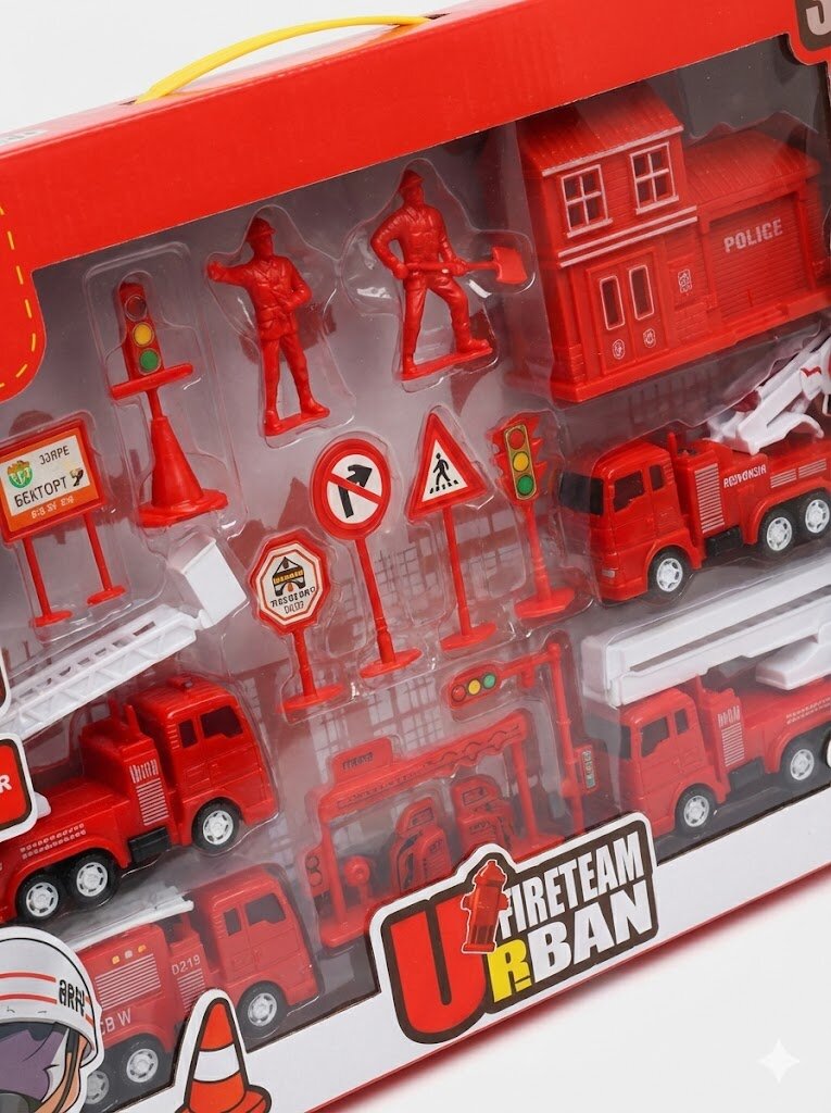 Детский игровой набор "Пожарная охрана", 3+ — фото 1