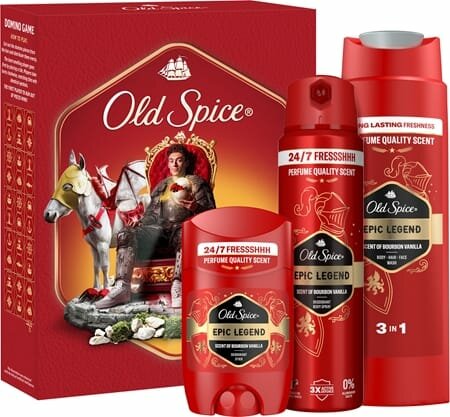 Набор уходовой косметики Old Spice Epic Legend Knight, для мужчин