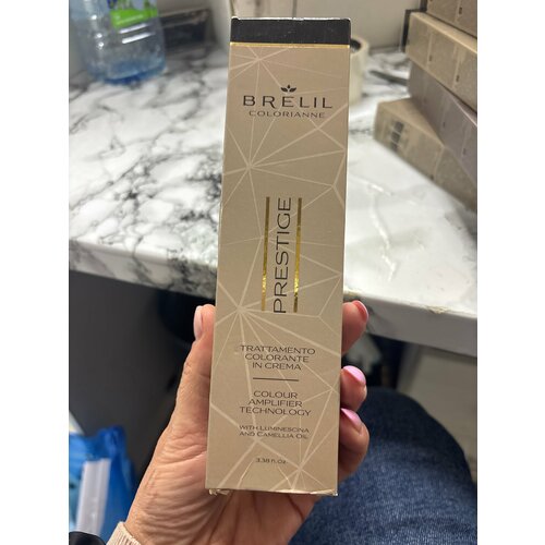 фото Краска для волос brelil colorianne prestige 8/38 светлый шоколадный блонд , 100 мл brelil professional