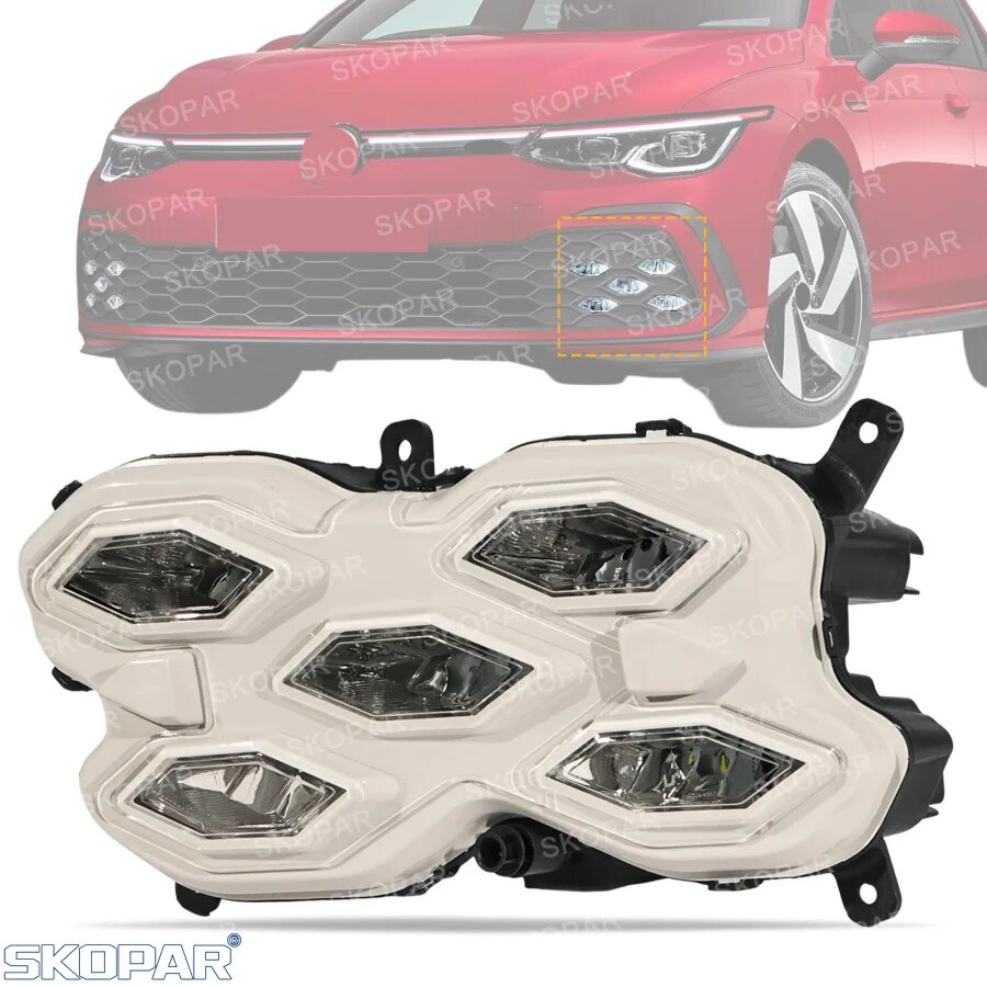 Для VW Golf 8 8.5 Mk8 8.5 GTI GTE GTD 2020 2021 2022 2023 2024 2025: автомобильные 1 pc Left Side