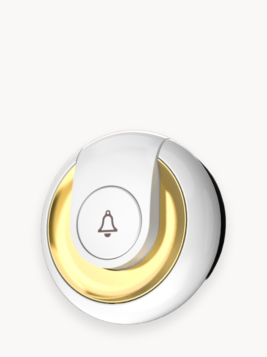 Беспроводной Дверной Звонок Smart Coo 152, с регулировкой громкости, белый, золотой