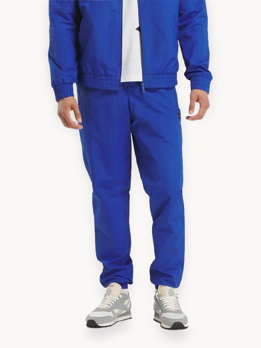 Брюки спортивные Reebok Classics Vector, размер M, голубой,