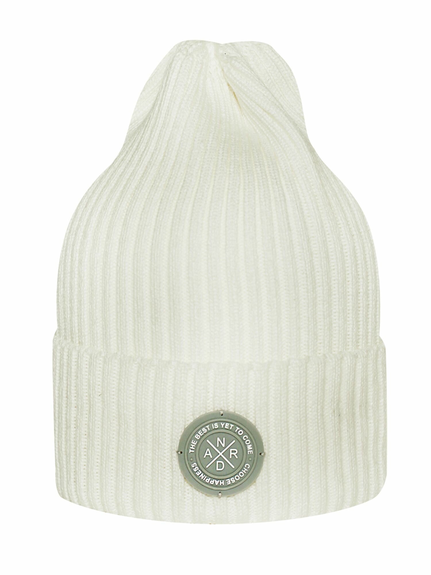 Шапка-бини Андерсен Весна-лето 2024 для мальчиков, размер 54-56, экрю — фото 1