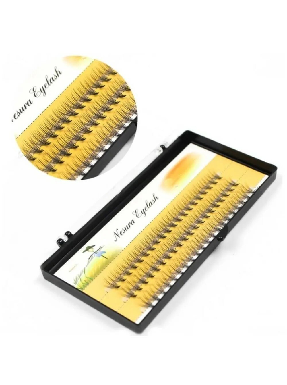 Салонные Индивидуальные Ресницы MIX, 10 см – Легкие, мягкие, натуральный эффект, профессиональное качество