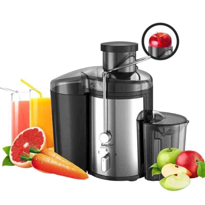 Электрическая центробежная соковыжималка бытовая SONIFER SF-5522 с мощным мотором 400 Вт