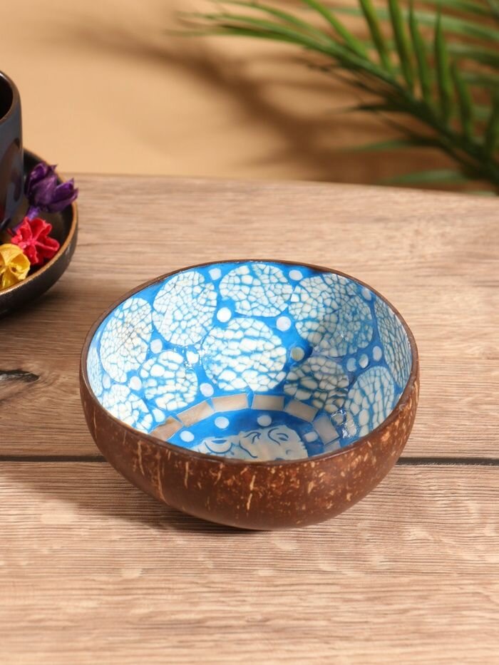 Чаша Sima-land Слон, 14х14х6 см, кокос, гладкая текстура