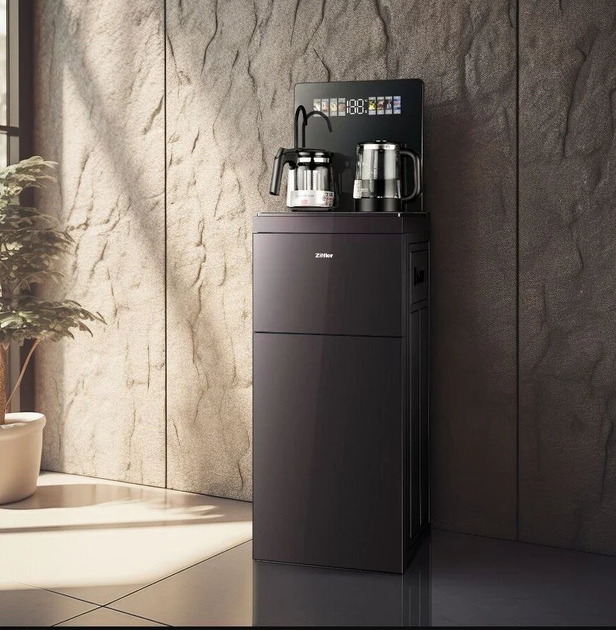 Кулер для воды Ziffier FTB-3010DB, напольный, с сенсорным управлением — фото 1