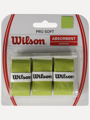 Изображение товара Обмотка для ракетки Wilson Overgrip Pro Soft, Light Green, 3 шт