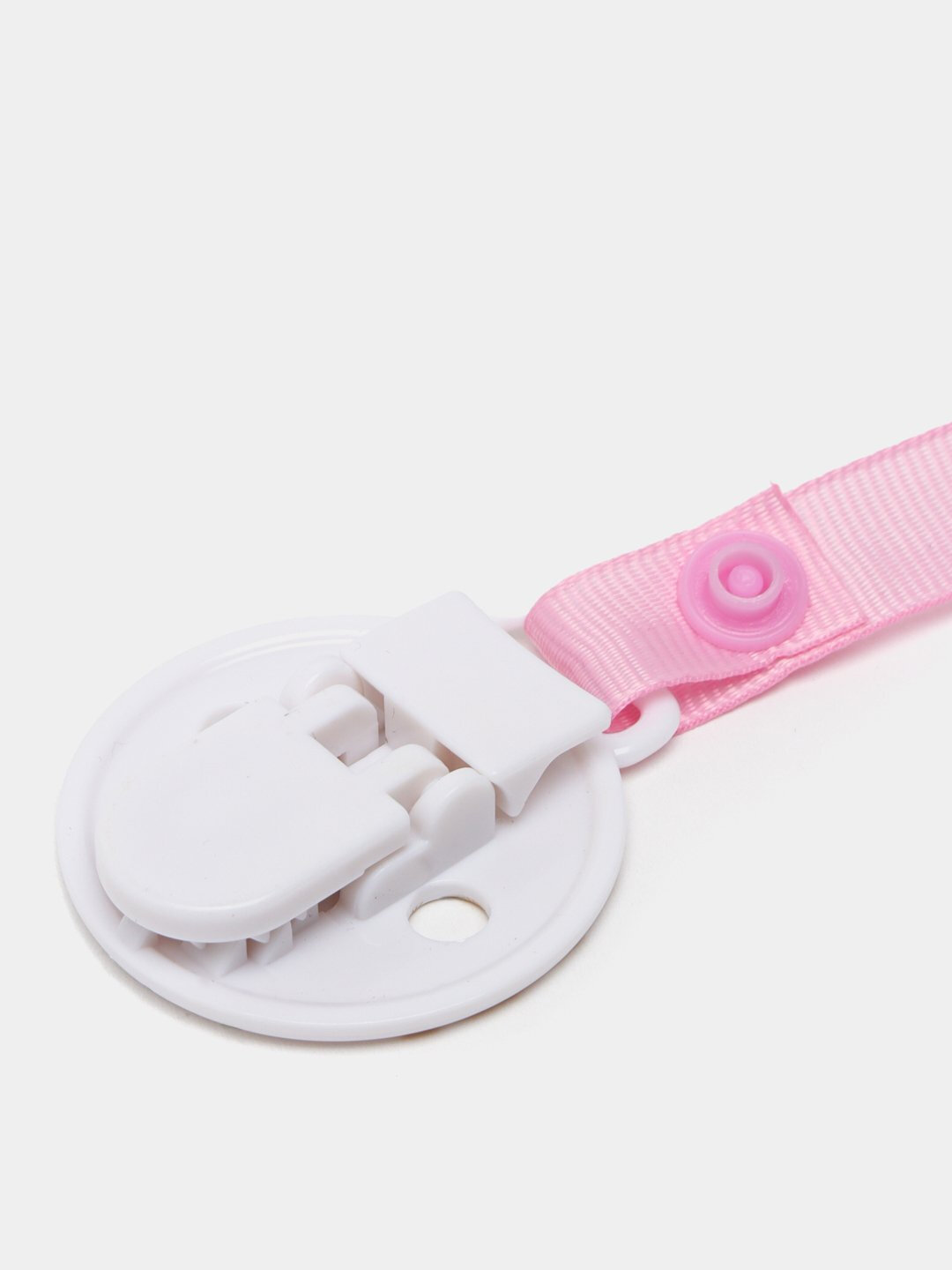 Соска - пустышка для младенцев, с держателем, силиконовая, 2 в 1 — фото 1