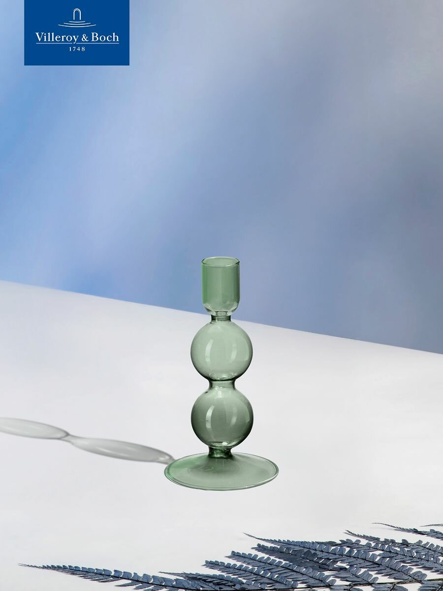 Подсвечник 13,5 см, Like Home sage, Villeroy & Boch, Боросиликатное стекло