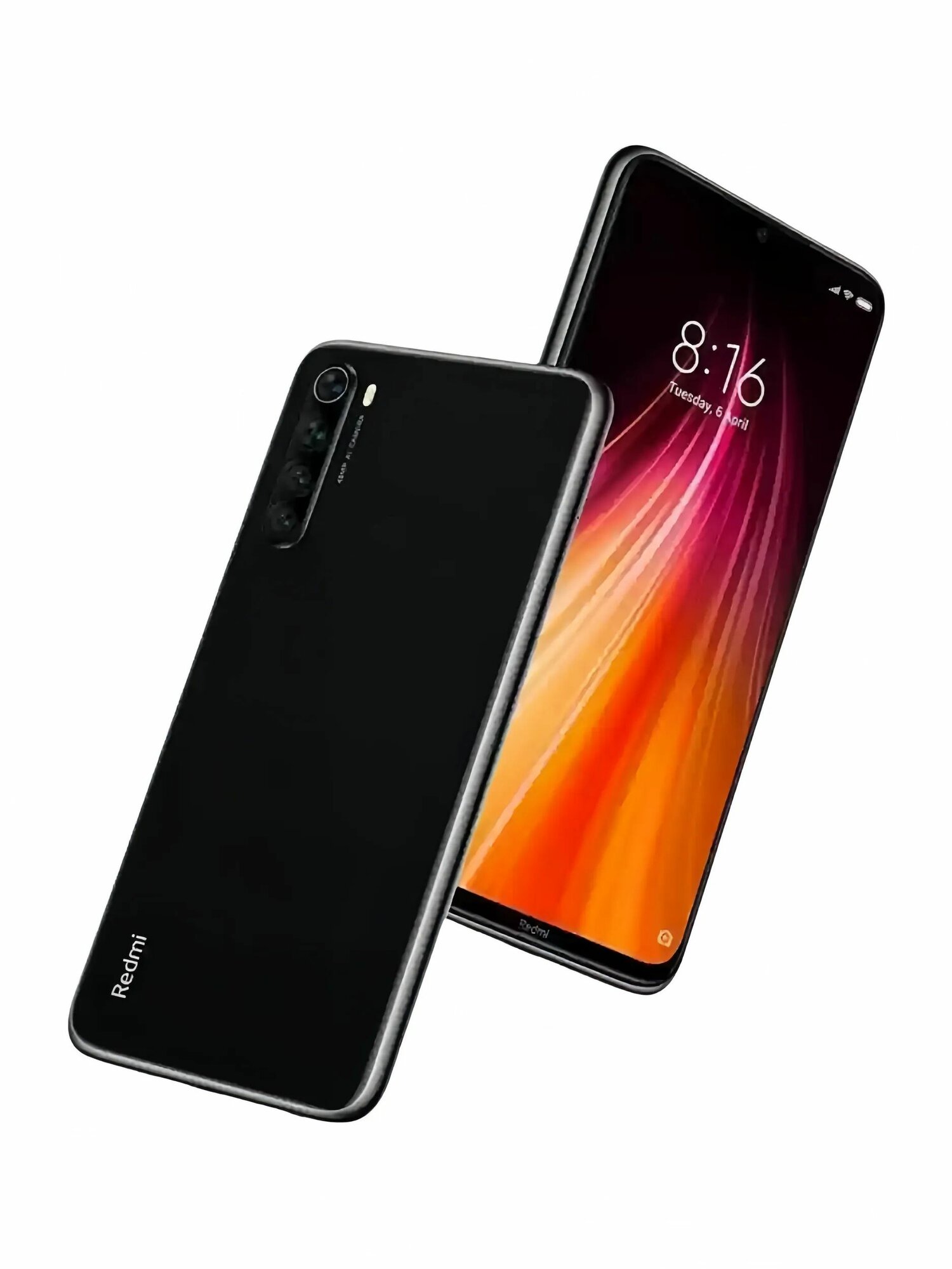 Смартфон Redmi Note 8 6/128 ГБ, черный — фото 1