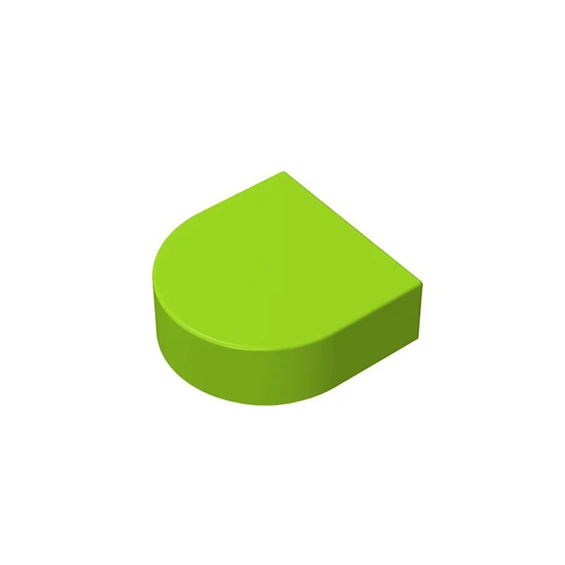 Gobricks блоки 1x1, зеленые (10 шт), 042