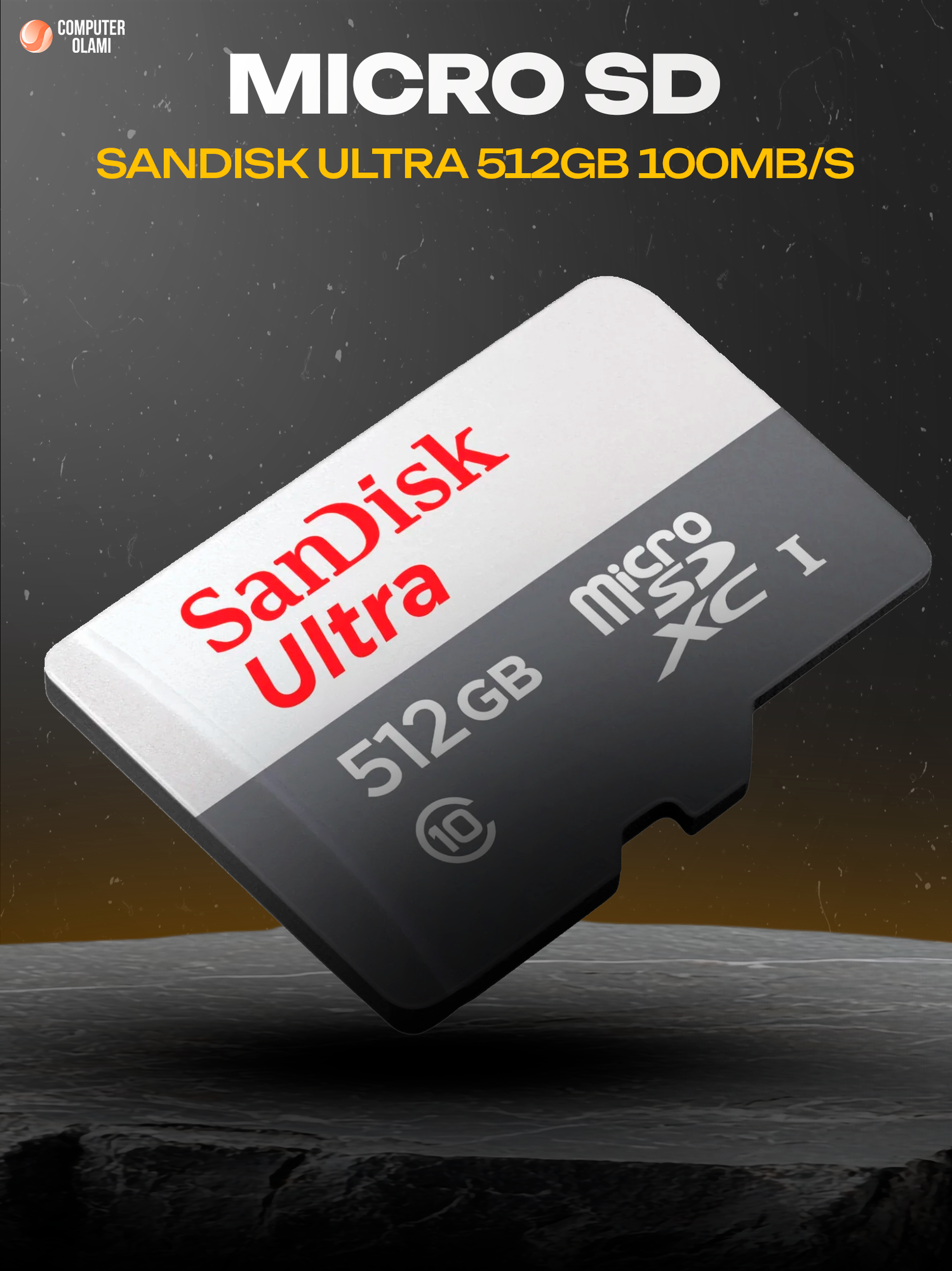 Карта памяти SanDisk Ultra 512GB microSDXC UHS-I Class 10 (до 100MB/s)